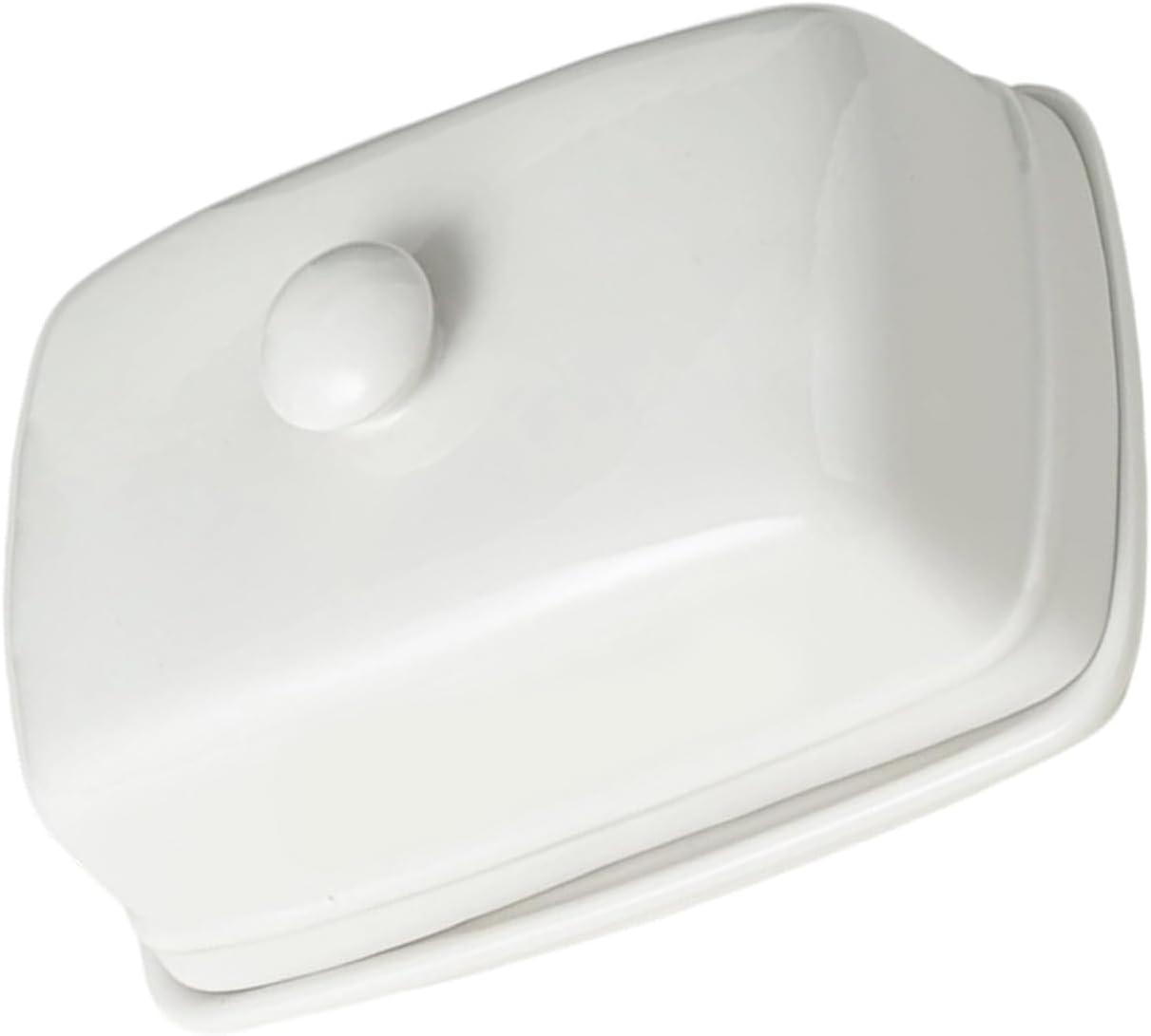 Ceramic Butter Dish Rectangular Food Storage Container with Lid for Kitchen Countertop and Refrigerator Organization Ceramic Butter Dish