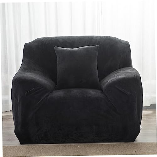 Housse de canapé d'angle élastique noire Mobestech extensible - 7