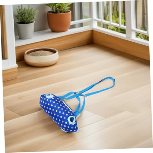 Bandolera portátil transpirable para mascotas con diseño cómodo y seguro rosa azul 7
