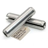 ASMC Industrial - Spring Pin Roll Pin Set - Stainless Steel 420, Cotter, Dowel, & Spring Pins Hardware, Retaining Clip Fastener for Machine, Automotive, & Home Appliance - 5/64' x 5/16', Pack of 25