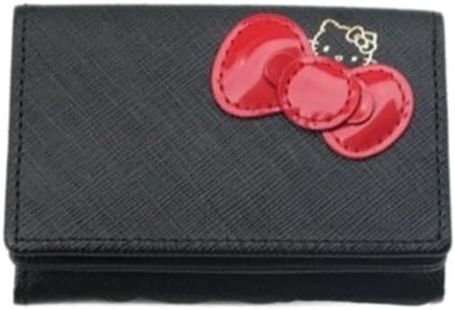 楽天市場】ハローキティ 本革三つ折りウォレット(フレッシュ) ブラック