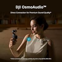 DJI Osmo Pocket 3 + Mic Mini Sender (Polarweiß), Vlogging Kamera, Wireless Mikrofon, Detailreicher Audio, OsmoAudio, Aktive Geräuschunterdrückung, Autom. Begrenzung – Ansicht 6