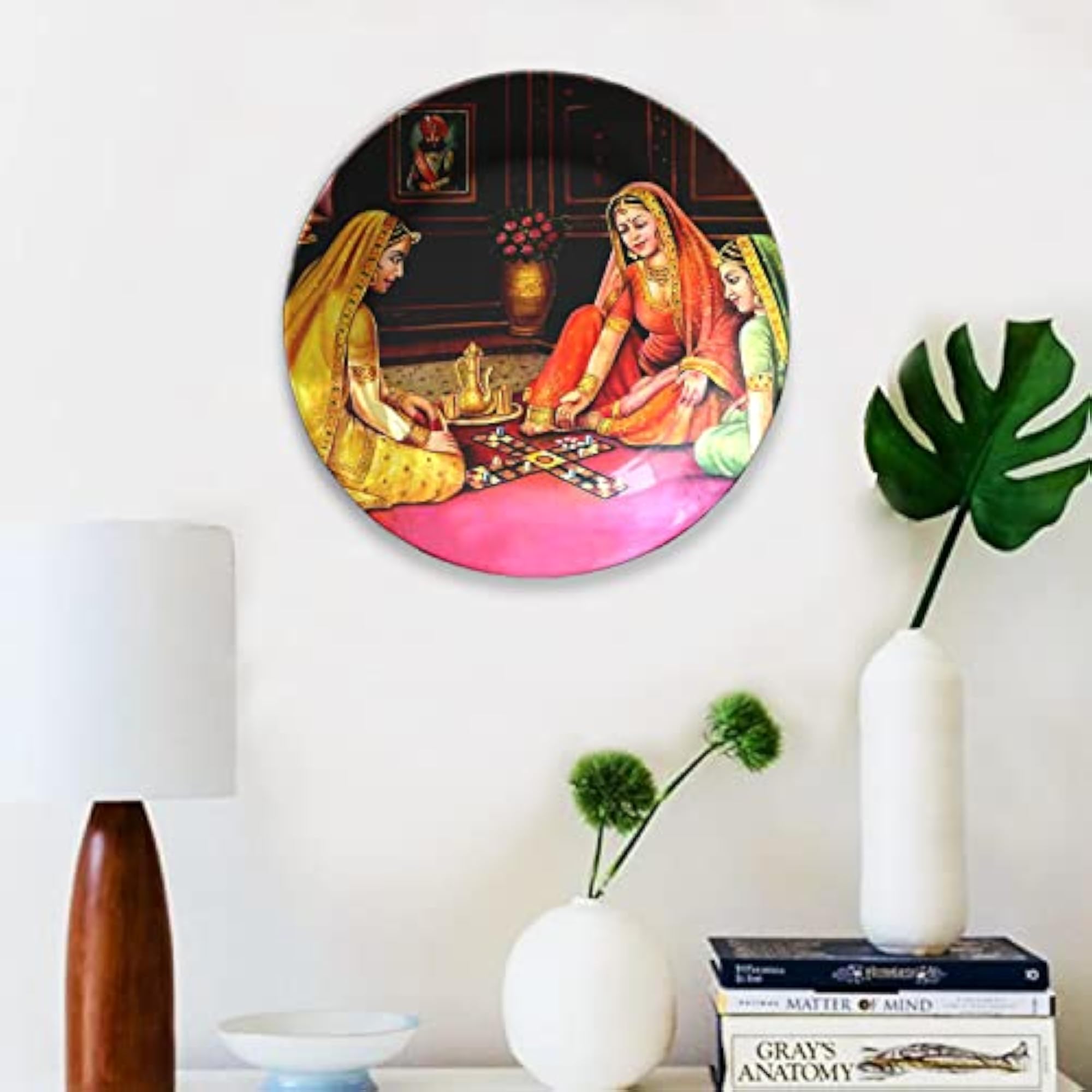 Indian Traditional Art Ceramic Decorative Wall Plates