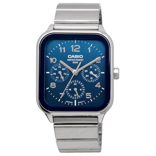 [カシオ] CASIO スタンダード ラウンドレクタングル 24時間表示 マルチファンクション アナログ メンズ 腕時計 MTP-M306D-2AV ブルー 海外モデル [並行輸入品] 商品画像3