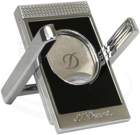 S.T. Dupont 003415 S.T. Dupont Cigar Cutter Stand, Black & Chrome, 2.5 x 1.9 x 0.2 inches (64 x 48 x 7 mm) image 5
