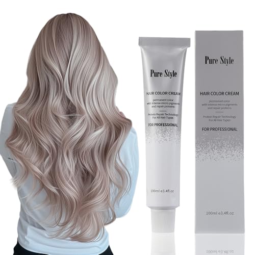 PureStyle 100ml Permanent Hair Color Dye Cream Ammonia