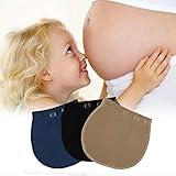 Volwco [2019 Nouveau Extension De Ceinture De Grossesse De 3 Pièces - Extension De Taille élastique - Extension De Bouton pour Femme Ajustable - Compatible avec Enceinte/obèses Personnes