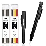 flintronic Matita Professionale per Falegname, Matita da Carpentiere, con Temperamatite In...