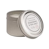 Paddywax Blue Apothecary Collection Scented Travel Tin Candle, 2-Ounce, Rosemary & Sea Salt