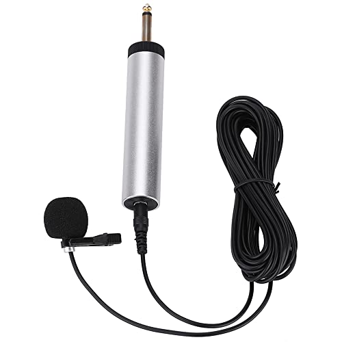 summina Mini Portable Wired Electret Condenser Clip-on Musical Instrument Mic Microphone for Guitar Sax Trumpet Violin Piano Condenser Gooseneck Instrument Microphone