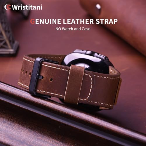 Image of Wristitani Leather Strap for Samsung Galaxy Watch Ultra /9 /8 /7 /6 /5 /4
