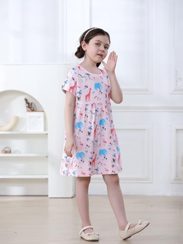 Robe d'été de qualité supérieure en coton pour petite fille - 2