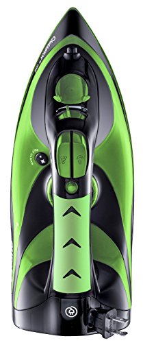 Eureka Champion Super-Hot Green 1500 Watt Iron Powerful Steam Surge Technology with 8ft Retractable Cord-Pouch Included