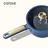 CAROTE Ceramic Cookwar Set, Pots and Pan Set Non Stick 18 Piece, Cookware Set Kitchen Cooking Set Non Toxic, PFAS PTFE Free #4