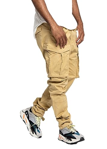 Men's Utility Cargo Pocket Cotton Jogger Pants4