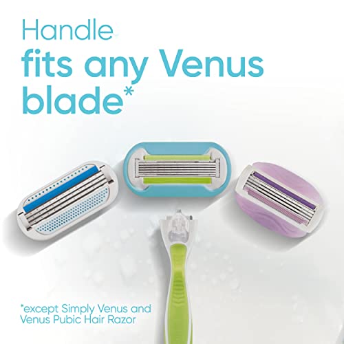 Gillette Venus Lâminas de barbear extra suaves para mulheres, 1 navalha Venus, 2 refis de lâmina de