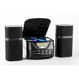 Elbe HiFi-557-USB-Micro-chaîne stéréo numérique avec MP3/CD/Aux-In 2 x 2,5 W – Image 3