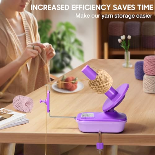 Image of The Helper for Knitting Enthusiast,Purple