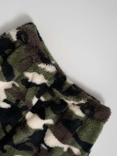 Image of Leopard Pants Women Therian Fuzzy Pajama Pants Y2k Cheetah Pants Grunge High Waisted Fluffy Pants