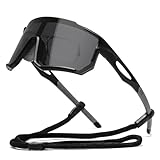 Suertree Polarized Cycling Sunglasses for Men Women UV Protection with Myopia Clip Baseball Biking Running MTB Sun Glasses