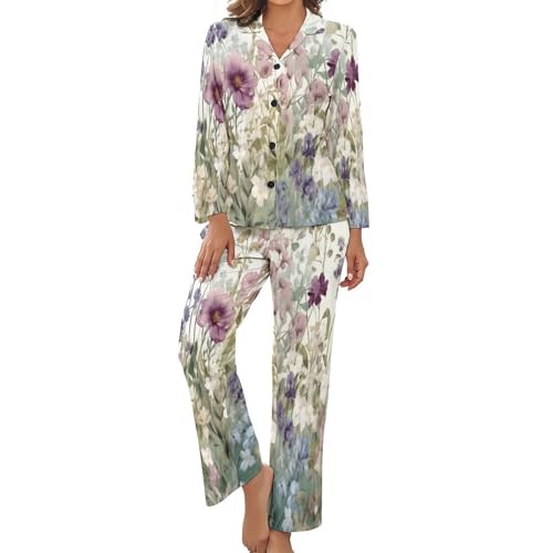 Pyjama femme à manches longues idéal pour des matins cocooning
