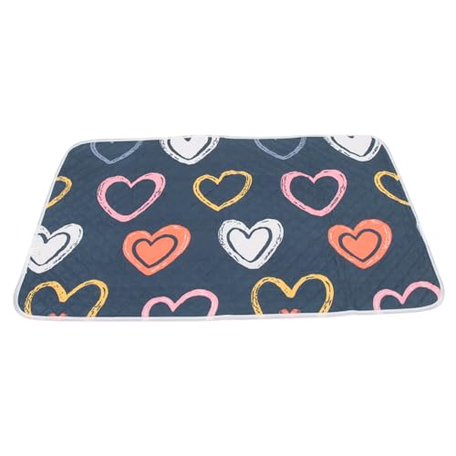 Mikinona Colchón para Incontinencia de Personas Mayores Almohadilla Transpirable para Menstruación y Entrenamiento de Mascotas Lavable y Reutilizable Anti-Suciedad para Cama
