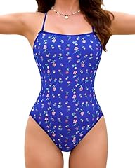 Blue One Piece Swimsuit