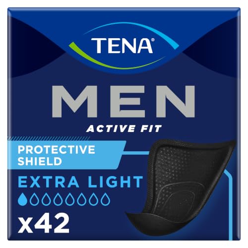 Tena Protección masculina, extraligera, para ligeras pérdidas/incontinencia (3 Paquetes de 14 compresas)