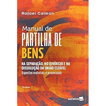 Capa do livro Manual de partilha de bens na separação, no divórcio e na dissolução da união estável
