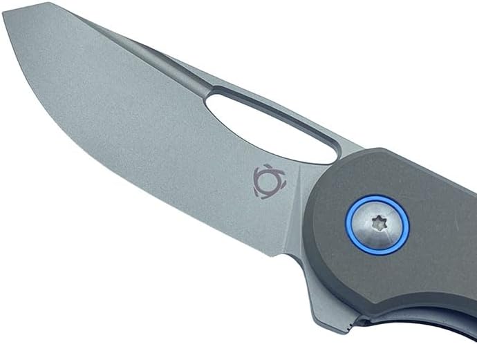 Miniatura 4 de Cuchillo plegable Sixleaf CPM 20CV Blade TC4 mango de aleación de titanio SL-19