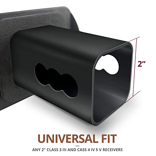 American Flag Metal Trailer Hitch Cover For 2 Inch Receivers, With 5/8 Inch Pin Diameter Trailer Hitch Lock-Us Patriotic (With American Flag Valve Stem Cap) #TOP2