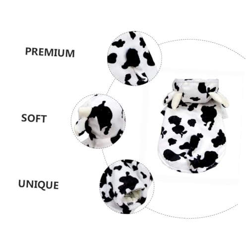 Disfraz para perro Hemoton con estampado de vaca, talla L miniatura 7