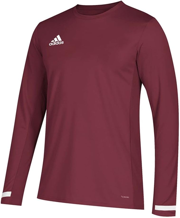 adidas red and white long sleeve