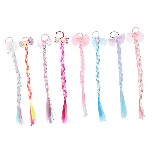Extensions de cheveux tressés pour fêtes enfantines et look original de fille