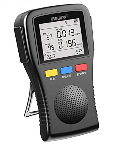 Fijnstofmeter deeltjesmeter laser (PM2.5/PM10) formaldehyde (HCHO) benzeen/TVOC FS2