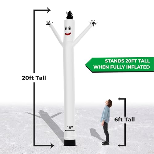 image for LookOurWay Air Dancers Inflatable Tube Man Attachment - 20 Feet Tall W