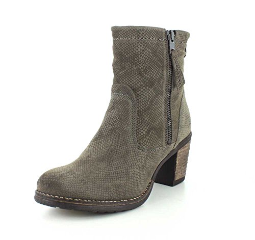 Taos Footwear Women's Standout Taupe Embossed Suede Boot 6-6.5 M Us #TOP8