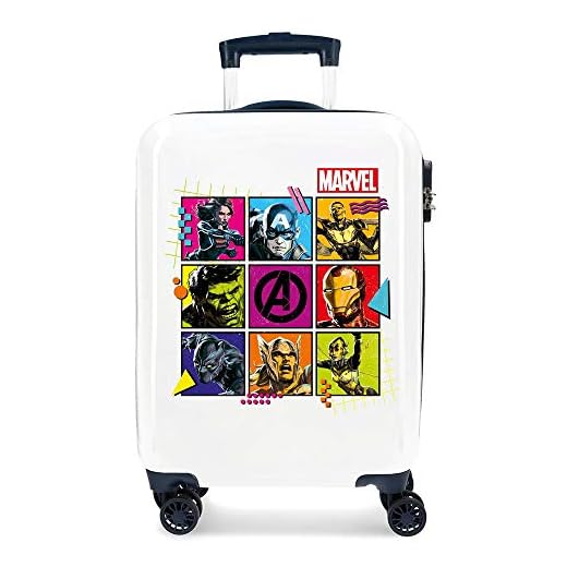 Marvel, Comic Maleta De Cabina Rígida 55cm Niños, Multicolor, 38x55x20 Cms