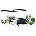 Tetra Complete LED Aquarium Kit for Fish, 55 Gallons, Includes White LED Lights, Filter, Heater and Accessories