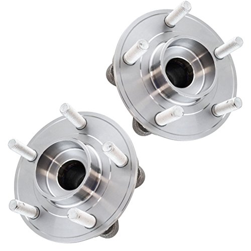 Image of TRQ Rear Left and Right Wheel Bearing and Hub Assembly Set 2 Piece Compatible with 14-20 Ford Fusion FWD 14-16 Lincoln MKZ FWD 19-20 Ford Police Responder Hybrid 19-20 SSV Plug-in Hybrid