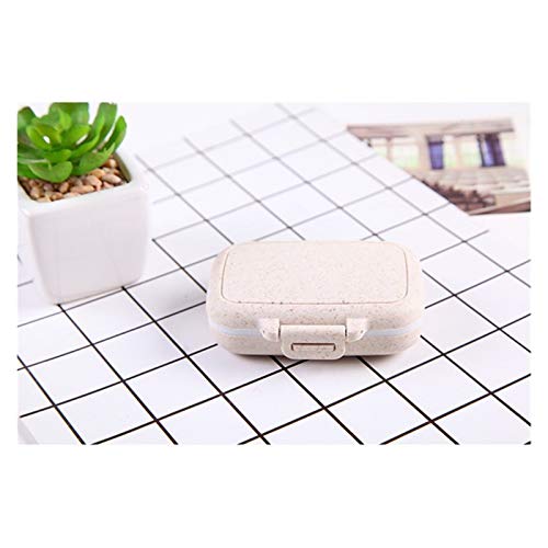 Ayame ポータブルミニピルケース薬箱3グリッドトラベルホーム医薬品タブレットコンテナホームホルダーケースを空にする Ayame (Color : White)