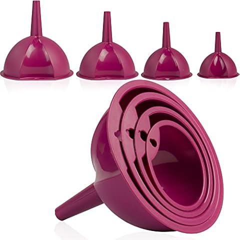 Hausfelder Trichter Set 4-teilig - Schnellfüllfunktion Cover