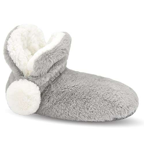Image of Panda Bros Women's Bootie Slipper Socks, Non-Slip Gripper House Socks