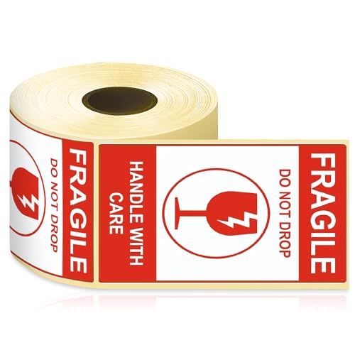Image of MOREBLUE Direct Thermal Shipping Label Roll, Self-Adhesive Barcode Labels