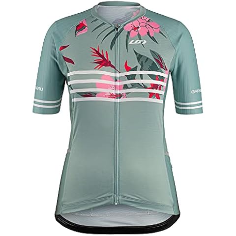 Louis Garneau, Womens, W's District 2 Jersey, Grey Flower, Large Cover