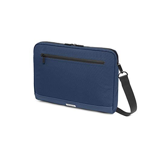 Review Discount Moleskine - Metro Horizontal Device Bag, PC Bag for Laptop, Notebook, iPad and Tablet up to 13 Inch, Waterproof Messenger Bag, Size 35 x 26 x 4 cm, Sapphire Blue