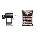 PIT BOSS PB440D2 Wood Pellet Grill, 440 SERIES, Black & Pit Boss 20 lb Fruitwood Blend Hardwood Pellets