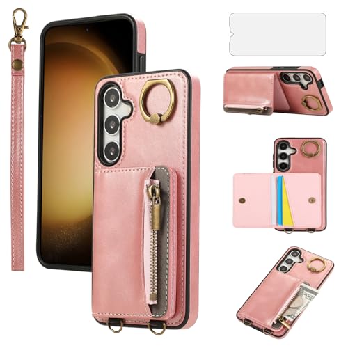 Protector Samsung S24 Plus étui porte-carte antichoc avec anneau support