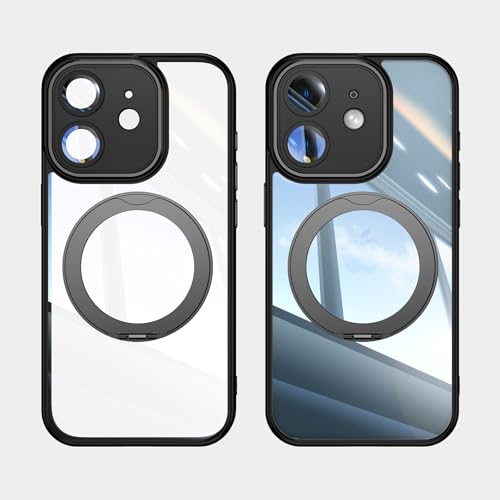 Coque iPhone 12 antichoc avec béquille rotative et vitre de protection écran Asuwish - 7