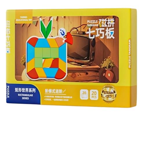 Juego de tangram para niños interactivo y educativo: rompecabezas mental para preescolares.